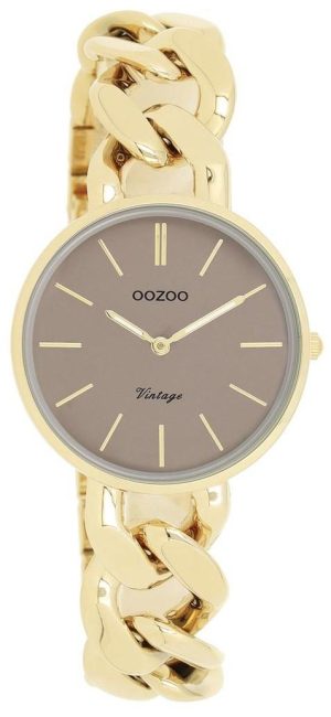 OOZOO Vintage – C20358, Gold case with Stainless Steel Bracelet